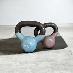 ALL IN MOTION 7LB (3.4 KG) KETTLE BELL WEIGHT LIGHT BLUE